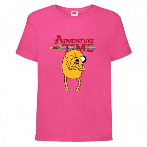 Футболка детская Время Приключений 0024 (Adventure Time) розовая (ADT pnc 0024) 164 см Футболка детская Время Приключений 0024 (Adventure Time) розовая (ADT pnc 0024) 164 см