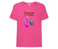 Футболка детская Время Приключений 0025 (Adventure Time) розовая (ADT pnc 0025) 104 см Футболка детская Время Приключений 0025 (Adventure Time) розовая (ADT pnc 0025) 104 см
