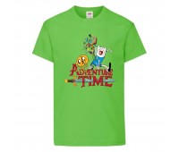 Футболка детская Время Приключений 002 (Adventure Time) светлозеленая (ADT lgrn 002) 104 см Футболка детская Время Приключений 002 (Adventure Time) светлозеленая (ADT lgrn 002) 104 см