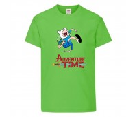 Футболка детская Время Приключений 004 (Adventure Time) светлозеленая (ADT lgrn 004) 104 см Футболка детская Время Приключений 004 (Adventure Time) светлозеленая (ADT lgrn 004) 104 см