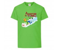 Футболка детская Время Приключений 005 (Adventure Time) светлозеленая (ADT lgrn 005) 104 см Футболка детская Время Приключений 005 (Adventure Time) светлозеленая (ADT lgrn 005) 104 см