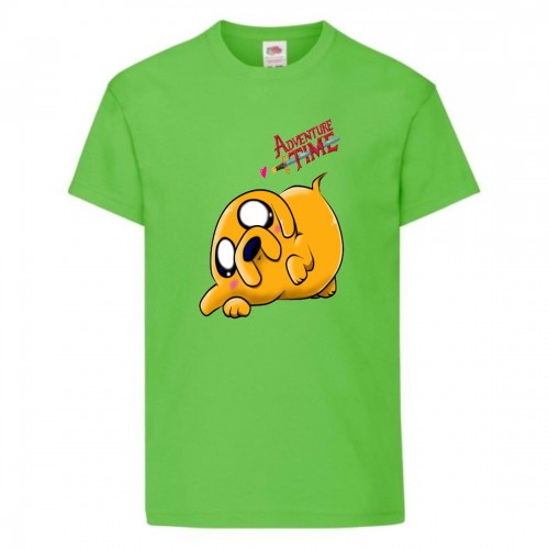 Футболка детская Время Приключений 006 (Adventure Time) светлозеленая (ADT lgrn 006) 128 см Футболка детская Время Приключений 006 (Adventure Time) светлозеленая (ADT lgrn 006) 128 см