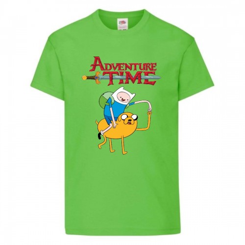 Футболка детская Время Приключений 0010 (Adventure Time) светлозеленая (ADT lgrn 0010) 152 см Футболка детская Время Приключений 0010 (Adventure Time) светлозеленая (ADT lgrn 0010) 152 см