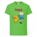 Футболка детская Время Приключений 0013 (Adventure Time) светлозеленая (ADT lgrn 0013) 152 см