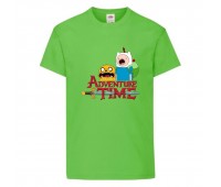 Футболка детская Время Приключений 0014 (Adventure Time) светлозеленая (ADT lgrn 0014) 104 см Футболка детская Время Приключений 0014 (Adventure Time) светлозеленая (ADT lgrn 0014) 104 см