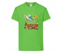 Футболка детская Время Приключений 0015 (Adventure Time) светлозеленая (ADT lgrn 0015) 104 см Футболка детская Время Приключений 0015 (Adventure Time) светлозеленая (ADT lgrn 0015) 104 см