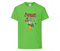 Футболка детская Время Приключений 0023 (Adventure Time) светлозеленая (ADT lgrn 0023) 104 см Футболка детская Время Приключений 0023 (Adventure Time) светлозеленая (ADT lgrn 0023) 104 см