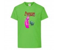 Футболка детская Время Приключений 0025 (Adventure Time) светлозеленая (ADT lgrn 0025) 104 см Футболка детская Время Приключений 0025 (Adventure Time) светлозеленая (ADT lgrn 0025) 104 см