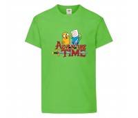 Футболка детская Время Приключений 0027 (Adventure Time) светлозеленая (ADT lgrn 0027) 104 см Футболка детская Время Приключений 0027 (Adventure Time) светлозеленая (ADT lgrn 0027) 104 см