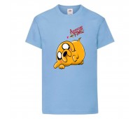 Футболка детская Время Приключений 006 (Adventure Time) голубая (ADT lbl 006) 104 см Футболка детская Время Приключений 006 (Adventure Time) голубая (ADT lbl 006) 104 см