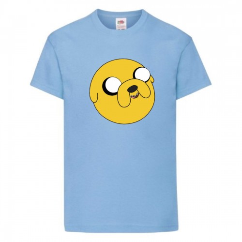 Футболка детская Время Приключений 0011 (Adventure Time) голубая (ADT lbl 0011) 128 см Футболка детская Время Приключений 0011 (Adventure Time) голубая (ADT lbl 0011) 128 см