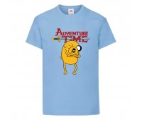 Футболка детская Время Приключений 0024 (Adventure Time) голубая (ADT lbl 0024) 104 см Футболка детская Время Приключений 0024 (Adventure Time) голубая (ADT lbl 0024) 104 см