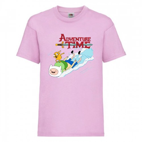 Футболка детская Время Приключений 005 (Adventure Time) светлорозовая (ADT lpn 005) 152 см Футболка детская Время Приключений 005 (Adventure Time) светлорозовая (ADT lpn 005) 152 см