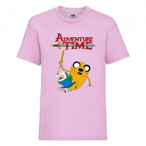 Футболка детская Время Приключений 0012 (Adventure Time) светлорозовая (ADT lpn 0012) 140 см Футболка детская Время Приключений 0012 (Adventure Time) светлорозовая (ADT lpn 0012) 140 см