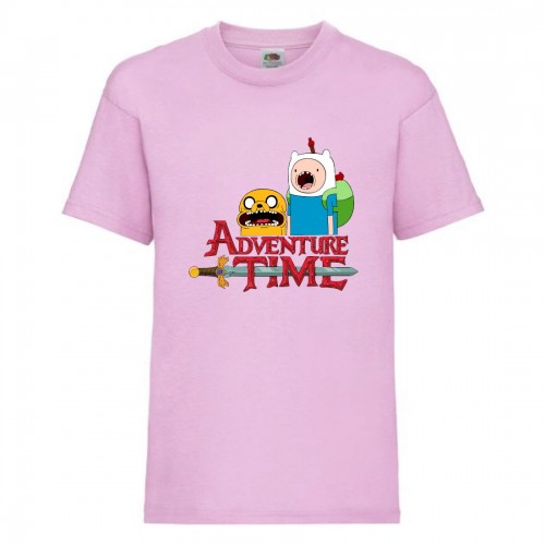 Футболка детская Время Приключений 0014 (Adventure Time) светлорозовая (ADT lpn 0014) 152 см Футболка детская Время Приключений 0014 (Adventure Time) светлорозовая (ADT lpn 0014) 152 см