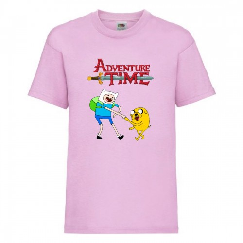 Футболка детская Время Приключений 0017 (Adventure Time) светлорозовая (ADT lpn 0017) 152 см Футболка детская Время Приключений 0017 (Adventure Time) светлорозовая (ADT lpn 0017) 152 см