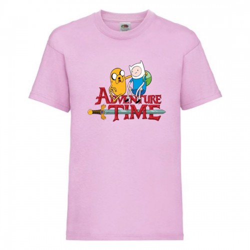 Футболка детская Время Приключений 0027 (Adventure Time) светлорозовая (ADT lpn 0027) 128 см Футболка детская Время Приключений 0027 (Adventure Time) светлорозовая (ADT lpn 0027) 128 см