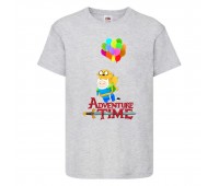 Футболка детская Время Приключений 001 (Adventure Time) серая (ADT gry 001) 104 см Футболка детская Время Приключений 001 (Adventure Time) серая (ADT gry 001) 104 см