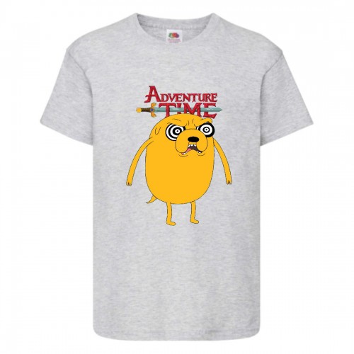 Футболка детская Время Приключений 003 (Adventure Time) серая (ADT gry 003) 152 см Футболка детская Время Приключений 003 (Adventure Time) серая (ADT gry 003) 152 см