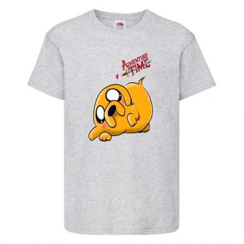 Футболка детская Время Приключений 006 (Adventure Time) серая (ADT gry 006) 140 см Футболка детская Время Приключений 006 (Adventure Time) серая (ADT gry 006) 140 см