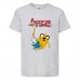 Футболка детская Время Приключений 0012 (Adventure Time) серая (ADT gry 0012) 152 см Футболка детская Время Приключений 0012 (Adventure Time) серая (ADT gry 0012) 152 см