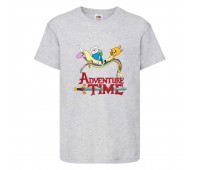 Футболка детская Время Приключений 0015 (Adventure Time) серая (ADT gry 0015) 104 см Футболка детская Время Приключений 0015 (Adventure Time) серая (ADT gry 0015) 104 см