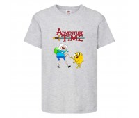 Футболка детская Время Приключений 0017 (Adventure Time) серая (ADT gry 0017) 104 см Футболка детская Время Приключений 0017 (Adventure Time) серая (ADT gry 0017) 104 см