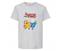 Футболка детская Время Приключений 0018 (Adventure Time) серая (ADT gry 0018) 104 см Футболка детская Время Приключений 0018 (Adventure Time) серая (ADT gry 0018) 104 см