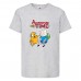 Футболка детская Время Приключений 0018 (Adventure Time) серая (ADT gry 0018) 128 см Футболка детская Время Приключений 0018 (Adventure Time) серая (ADT gry 0018) 128 см