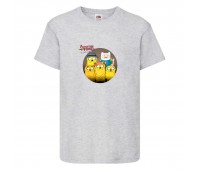 Футболка детская Время Приключений 0019 (Adventure Time) серая (ADT gry 0019) 104 см Футболка детская Время Приключений 0019 (Adventure Time) серая (ADT gry 0019) 104 см