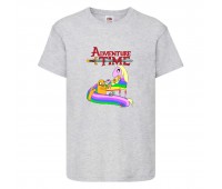 Футболка детская Время Приключений 0021 (Adventure Time) серая (ADT gry 0021) 104 см Футболка детская Время Приключений 0021 (Adventure Time) серая (ADT gry 0021) 104 см