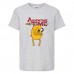 Футболка детская Время Приключений 0024 (Adventure Time) серая (ADT gry 0024) 140 см Футболка детская Время Приключений 0024 (Adventure Time) серая (ADT gry 0024) 140 см
