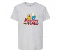 Футболка детская Время Приключений 0027 (Adventure Time) серая (ADT gry 0027) 104 см Футболка детская Время Приключений 0027 (Adventure Time) серая (ADT gry 0027) 104 см