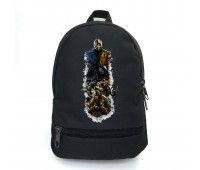 Рюкзак BIG Мортал Комбат подростковый School Bag (Mortal Combat 005-black) черный (43 х 30 х 17 см)