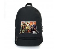 Рюкзак ГТА подростковый BIG School Bag (gta 006) черный  (43 х 30  х 17 см)