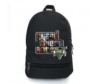 Рюкзак ГТА подростковый BIG School Bag (gta 005) черный  (43 х 30  х 17 см)