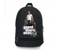 Рюкзак ГТА подростковый BIG School Bag (gta 004) черный  (43 х 30  х 17 см)