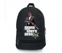Рюкзак ГТА подростковый BIG School Bag (gta 003) черный  (43 х 30  х 17 см)