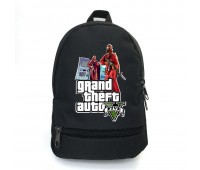 Рюкзак ГТА подростковый BIG School Bag (gta 002) черный  (43 х 30  х 17 см)