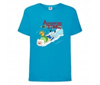 Футболка детская Время Приключений 005 (Adventure Time) синяя (ADT blu 005) 104 см Футболка детская Время Приключений 005 (Adventure Time) синяя (ADT blu 005) 104 см