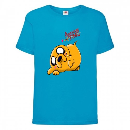 Футболка детская Время Приключений 006 (Adventure Time) синяя (ADT blu 006) 140 см Футболка детская Время Приключений 006 (Adventure Time) синяя (ADT blu 006) 140 см