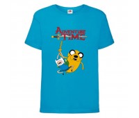 Футболка детская Время Приключений 0012 (Adventure Time) синяя (ADT blu 0012) 104 см Футболка детская Время Приключений 0012 (Adventure Time) синяя (ADT blu 0012) 104 см