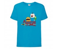Футболка детская Время Приключений 0014 (Adventure Time) синяя (ADT blu 0014) 104 см Футболка детская Время Приключений 0014 (Adventure Time) синяя (ADT blu 0014) 104 см