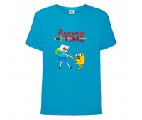 Футболка детская Время Приключений 0017 (Adventure Time) синяя (ADT blu 0017) 104 см Футболка детская Время Приключений 0017 (Adventure Time) синяя (ADT blu 0017) 104 см
