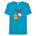 Футболка детская Время Приключений 0018 (Adventure Time) синяя (ADT blu 0018) 128 см Футболка детская Время Приключений 0018 (Adventure Time) синяя (ADT blu 0018) 128 см