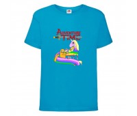 Футболка детская Время Приключений 0021 (Adventure Time) синяя (ADT blu 0021) 104 см Футболка детская Время Приключений 0021 (Adventure Time) синяя (ADT blu 0021) 104 см