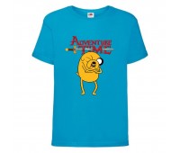 Футболка детская Время Приключений 0024 (Adventure Time) синяя (ADT blu 0024) 104 см Футболка детская Время Приключений 0024 (Adventure Time) синяя (ADT blu 0024) 104 см