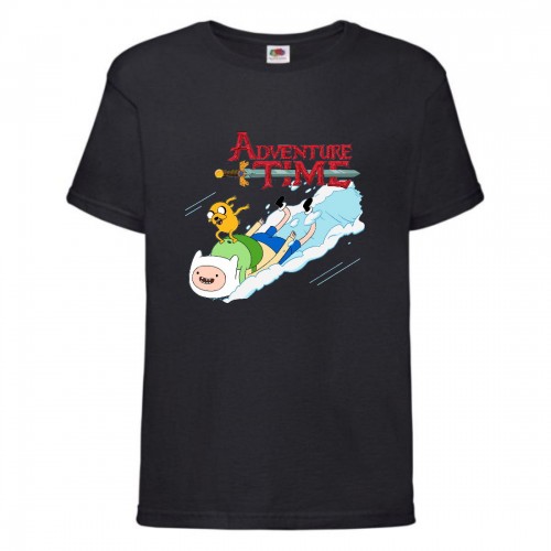 Футболка детская Время Приключений 005 (Adventure Time) черная (ADT blc 005) 152 см Футболка детская Время Приключений 005 (Adventure Time) черная (ADT blc 005) 152 см