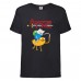 Футболка детская Время Приключений 0010 (Adventure Time) черная (ADT blc 0010) 104 см Футболка детская Время Приключений 0010 (Adventure Time) черная (ADT blc 0010) 104 см