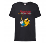 Футболка детская Время Приключений 0012 (Adventure Time) черная (ADT blc 0012) 104 см Футболка детская Время Приключений 0012 (Adventure Time) черная (ADT blc 0012) 104 см